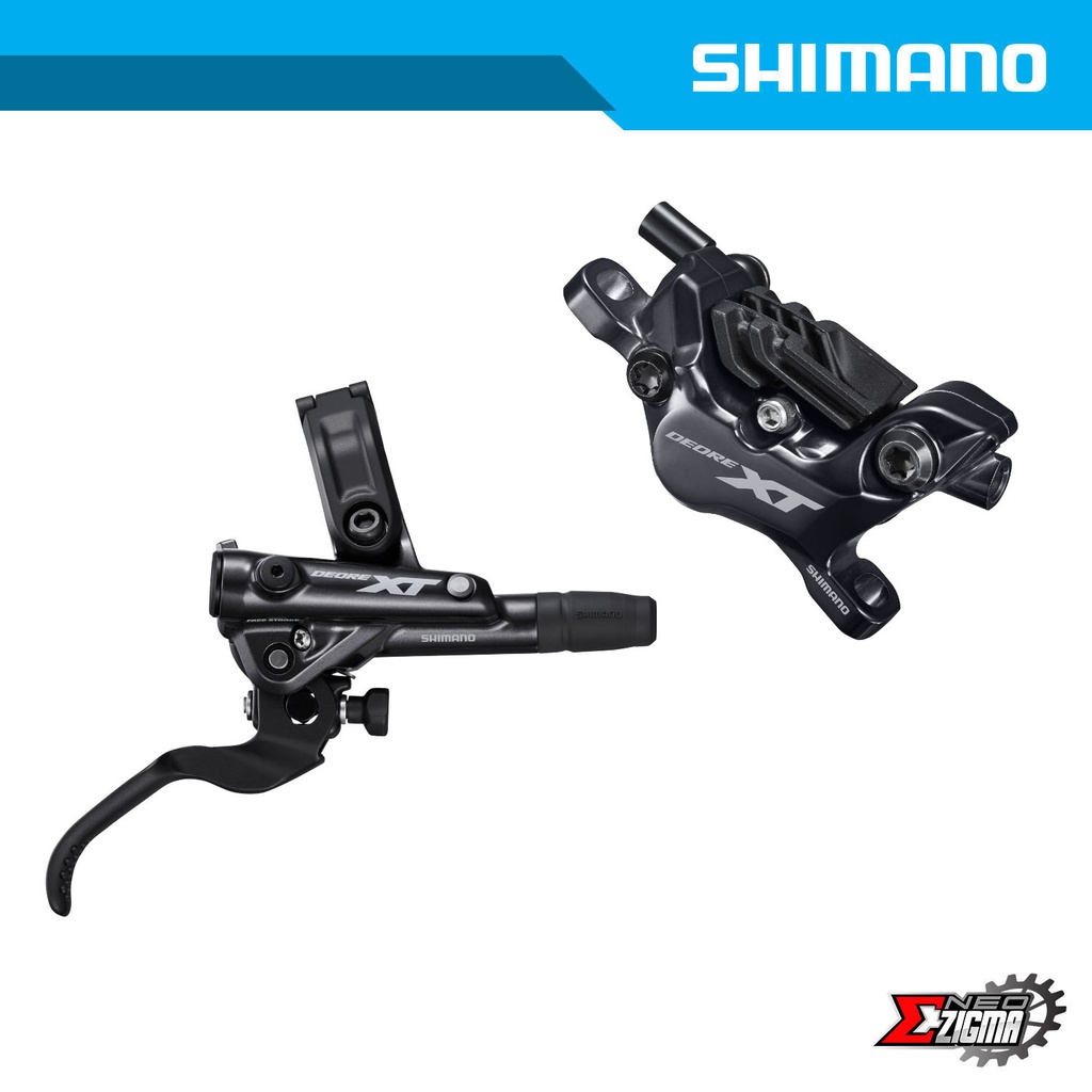 Disc Brake Assembly MTB SHIMANO XT BR/BL-M8120/M8100 4-Piston J-Kit Hydraulic w/ Fin Rear Ind.Pack IM8120JRRXSA170