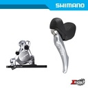 Disc Brake Assembly Gravel SHIMANO GRX BR/ST-RX820 J-kit w/ Fin For Double Front Ind. Pack IRX8202DLF6SC100A