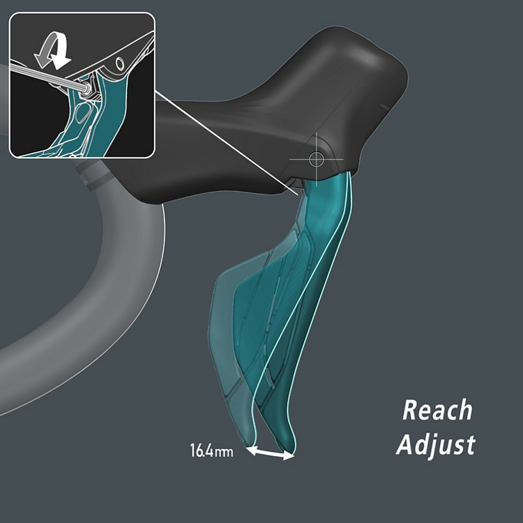 Shifter Lever Road SHIMANO Dura-Ace Di2 ST-R9270 2-Spd Front Ind. Pack ISTR9270LE