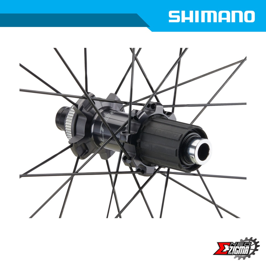 Wheel Set Road SHIMANO Ultegra WH-R8170-C36-TL 12mm E-thru Tubeless Disc Brake Clincher Full CarbonFor 11/12-Spd 100/142mm Ind. Pack EWHR8170C36LFERED