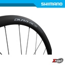 Wheel Set Road SHIMANO Dura-Ace WH-R9270-C36-TL 12mm E-thru Tubeless Disc Brake Clincher Full Carbon For 12-Spd 100/142mm Ind. Pack EWHR9270C36LFEREDB