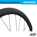 Wheel Set Road SHIMANO 105 WH-RS710-C46-TL 12mm E-thru For 11/12-Spd 100/142mm Ind. Pack EWHRS710C46LFERED