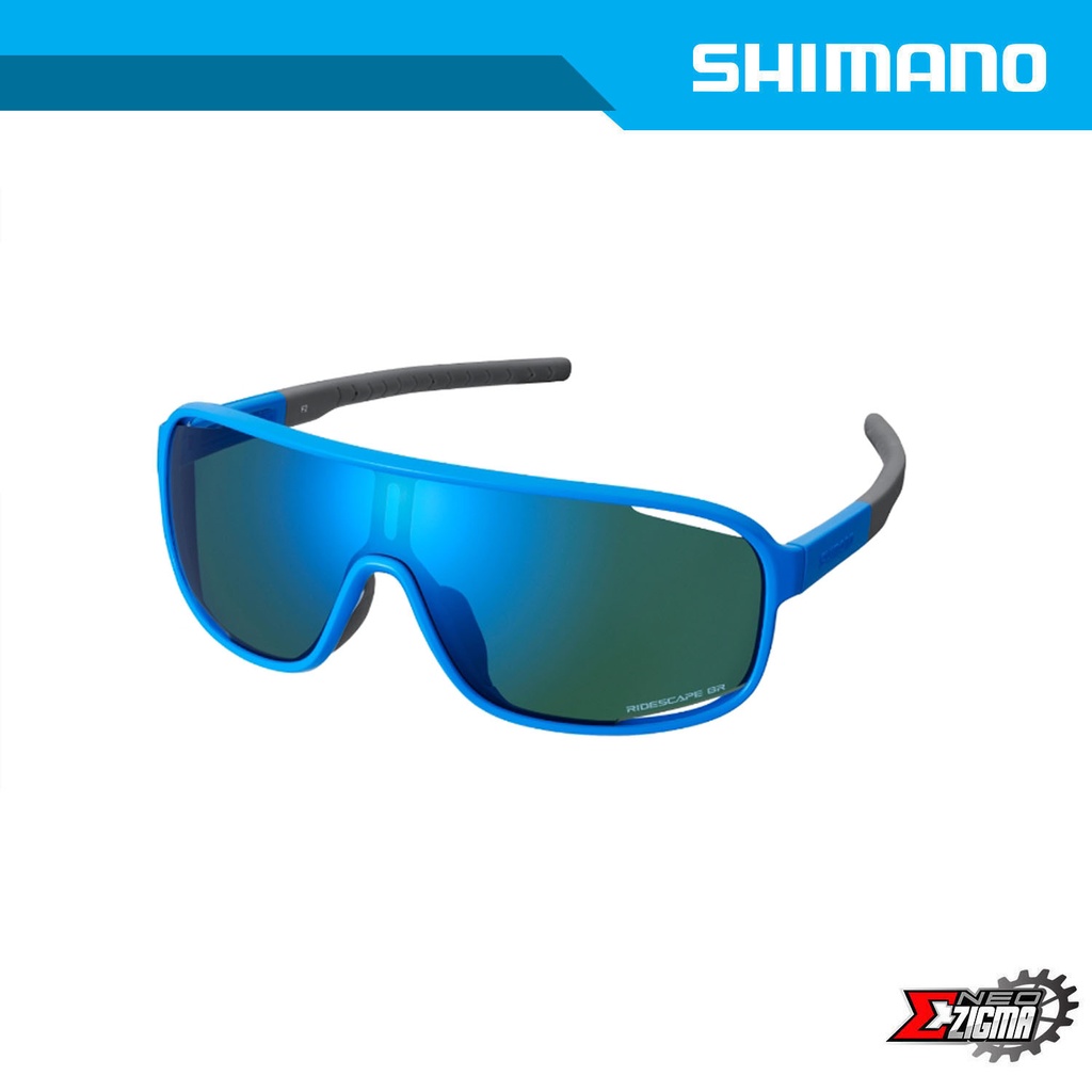 Eyewear SHIMANO Technium CE-TCNM1GR Ridescape Gravel w/ Clear Spare Lens ECETCNM1GRB01 Blue