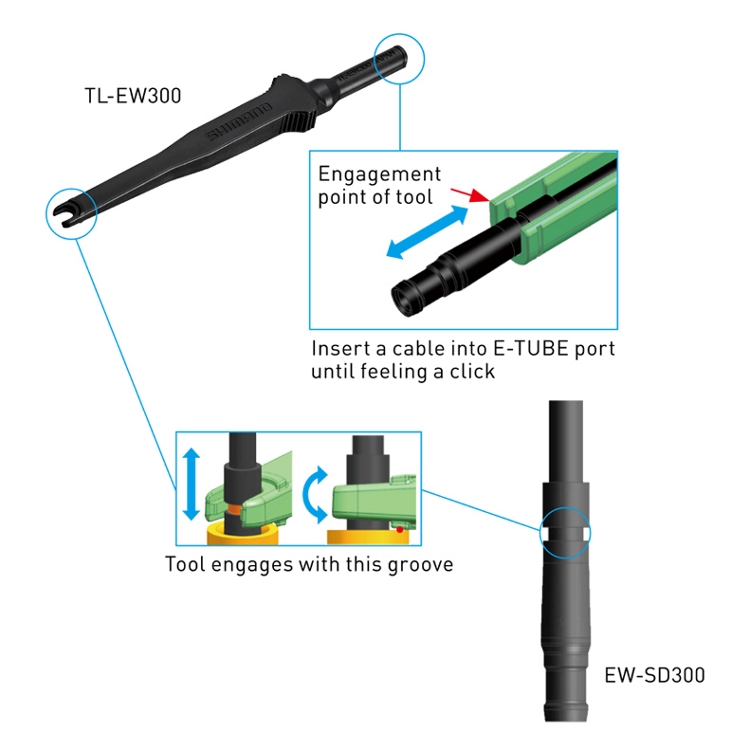 Tools SHIMANO Di2 TL-EW300 For Cable Y7HE40000