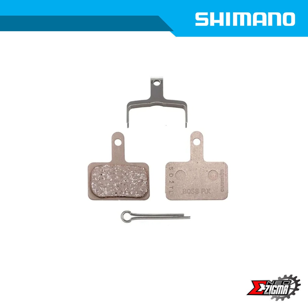 Disc Brake Pad SHIMANO Others B05S-RX Resin For BR-M375/396/416/446/475/496 Semi-Bulk Pack (50prs/pack) EBPB05SRXCS