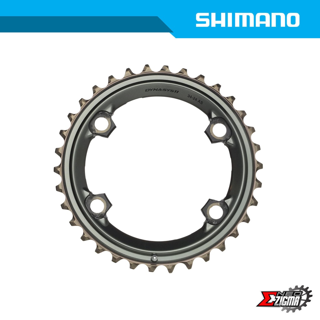 Chainring MTB SHIMANO XTR FC-M9000 34T-AS For 34-24T Ind. Pack Y1PV98040
