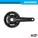 Chainwheel MTB SHIMANO Altus FC-MT210-B2 36x22x170mm 9-Spd w/o BB Parts (2-Piece) Ind. Pack EFCMT210BCX62L