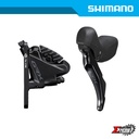 Disc Brake Assembly Gravel SHIMANO GRX BR/ST-RX400 10-Spd 160mm Rotor J-kit w/ Fin, Front Ind. Pack IRX400DLF6SC100A