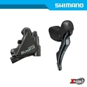 Disc Brake Assembly Road SHIMANO Tiagra BR/ST-4770/4720 10-Spd 140mm Rotor J-kit Hydraulic w/ Fin Rear Ind. Pack I4720DRRDSC170A