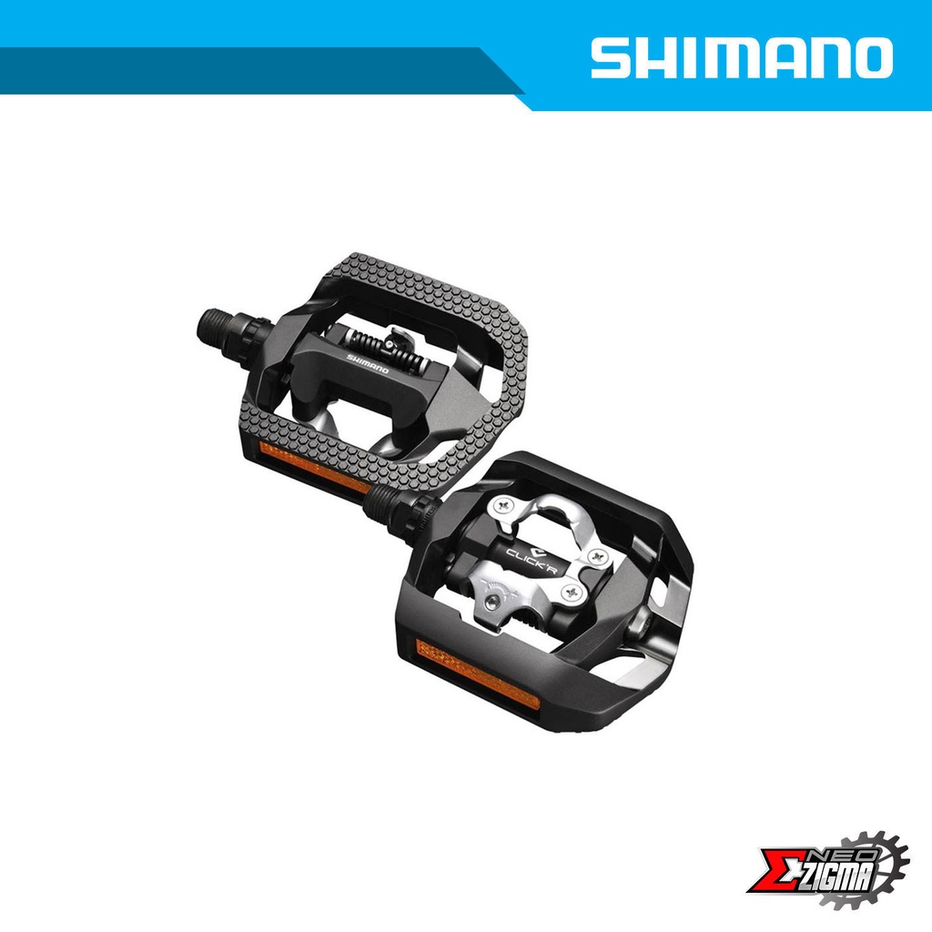 Pedal MTB SHIMANO MTB-Others PD-T421 SPD Single Sided Flat Trekking w/ Cleats Ind. Pack EPDT421