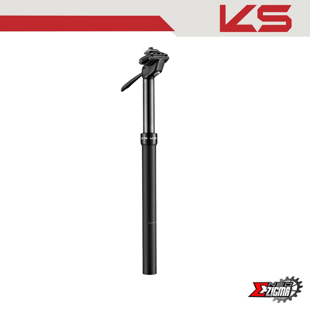 Dropper Post 27.2 KS E-TEN 410/100mm C256-100-27.2 Manual w/o Remote