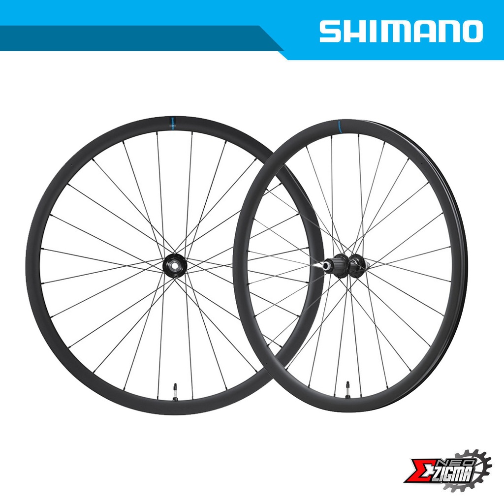 Wheel Set Road SHIMANO 105 WH-RS710-C32-TL 12mm E-thru Tubeless For 11/12-Spd 100/142mm Ind. Pack EWHRS710C32LFERED