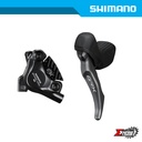 Disc Brake Assembly Gravel SHIMANO GRX BR/ST-RX820 160mm J-kit w/ Fin For Double Front Ind. Pack IRX8202DLF6SC100A