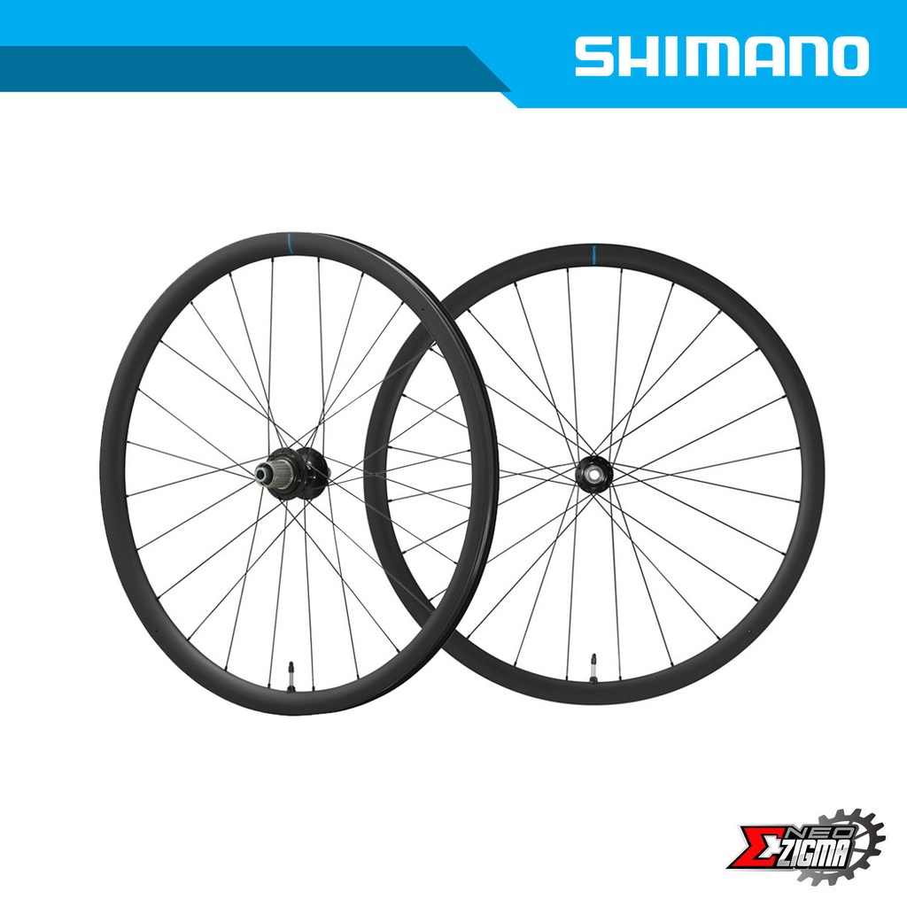 Wheel Set Gravel SHIMANO GRX WH-RX880-700C 12mm E-thru Tubeless For 12-Spd 100/142mm Ind. Pack EWHRX880LFERED70