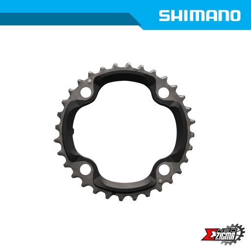 [CRSH106I] Chainring MTB SHIMANO XTR FC-M980 AE 32T w/ Fixing Bolt (4Pcs) Ind. Pack Y1LR98140