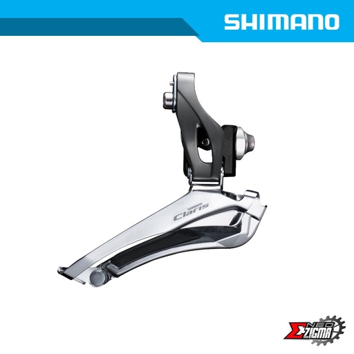 [FDSH219E] Front Derailleur Road SHIMANO Claris FD-R2000 8-Spd Brazed-On Type Ind. Pack EFDR2000F