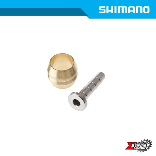[HFSH102I] Hose Fittings SHIMANO Others SM-BH90 For Hydraulic Brake 2 Pcs (Olive and Insert) Ind. Pack Y8JA98020