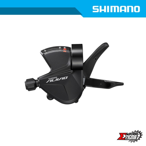 [SLSH058FE] Shifter MTB SHIMANO Alivio SL-M3100-L 3-Spd Rapid Fire Front Ind. Pack ESLM3100LB