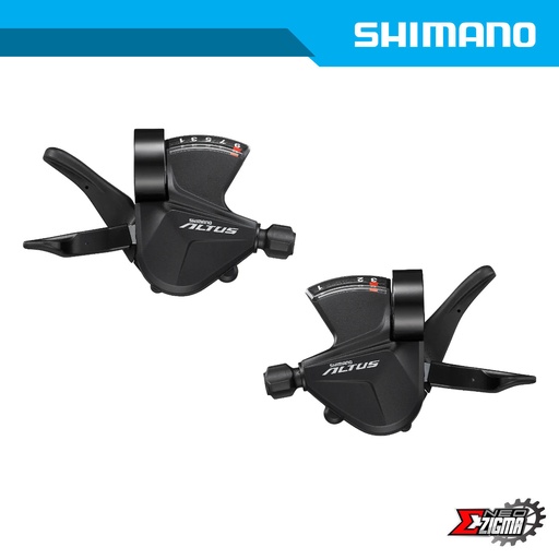 [SLSH107E] Shifter MTB SHIMANO Altus SL-M2010 3x9-Spd w/ OGD Ind. Pack ESLM201039PA