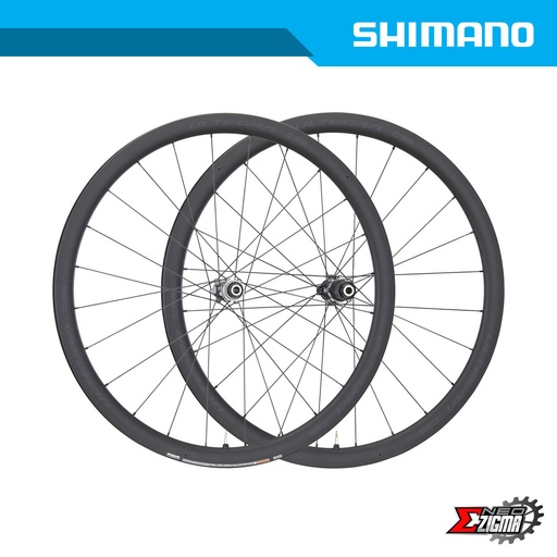 [WHSH188E] Wheel Set Road SHIMANO Ultegra WH-R8170-C36-TL 12mm E-thru Tubeless Disc Brake Clincher Full CarbonFor 11/12-Spd 100/142mm Ind. Pack EWHR8170C36LFERED