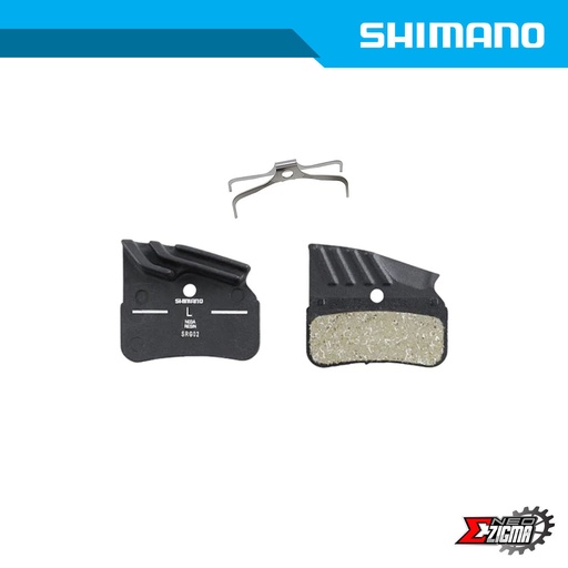 [DPSH125E] Disc Brake Pad MTB SHIMANO Others N03A-RF 4 Piston Resin w/ Fin For M9120/8120/7120 Ind. Pack EBPN03ARFA