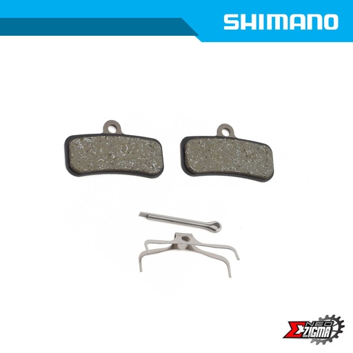 [DPSH128E] Disc Brake Pad MTB SHIMANO Others D03S-RX Resin For M8020/M820/M640/M6120 Ind. Pack EBPD03SRXA