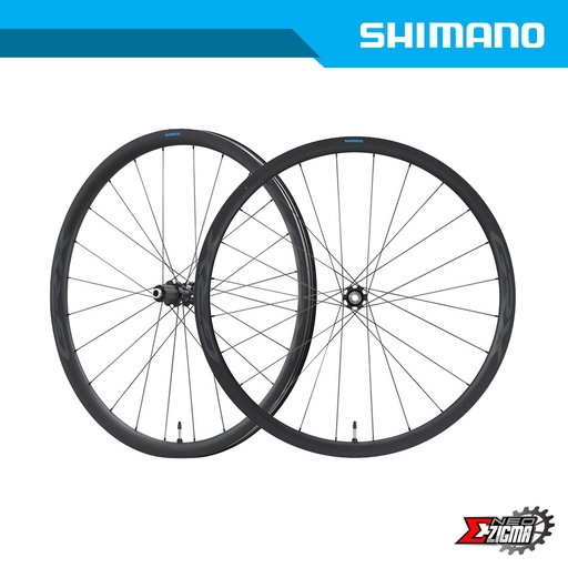 [WHSH197E] Wheel Set Gravel SHIMANO GRX WH-RX870-700C 12mm E-thru Tubeless For 11/12-Spd 100/142mm Ind. Pack EWHRX870LFERED70