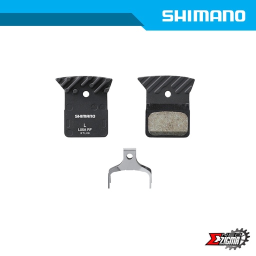 [DPSH126E] Disc Brake Pad Road/Gravel SHIMANO Others L05A-RF Resin w/ Fin For Road Disc Brake Ind. Pack EBPL05ARFA