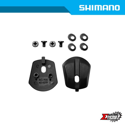 Service Parts Heel Pad SHIMANO RC900 Type For SHRC900 w/ 4 Bolt & 4 Spacer