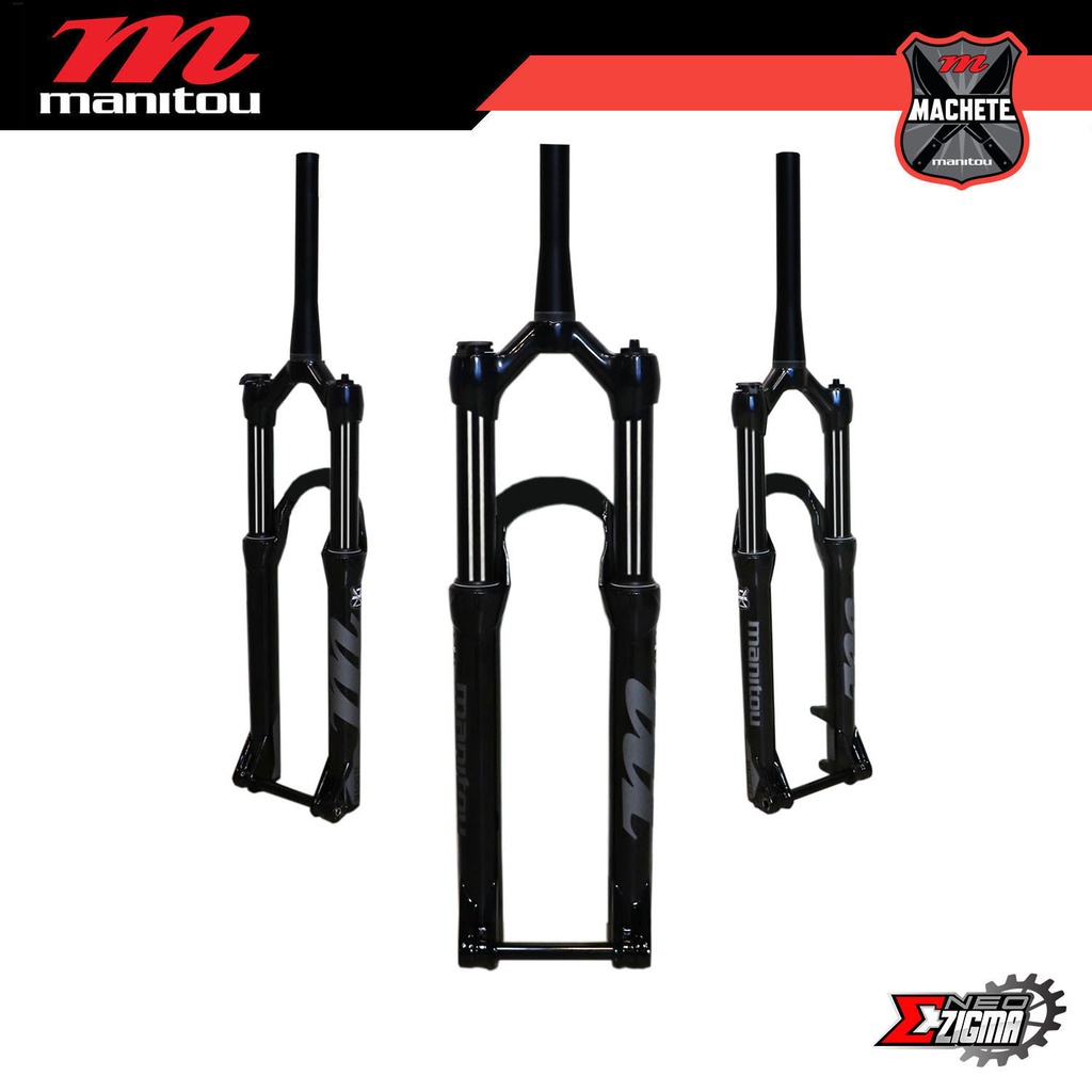 Fork Suspension 27.5+ MANITOU Machete Comp Tapered 15mm*110mm Boost*100mm Travel BK Stanchion 