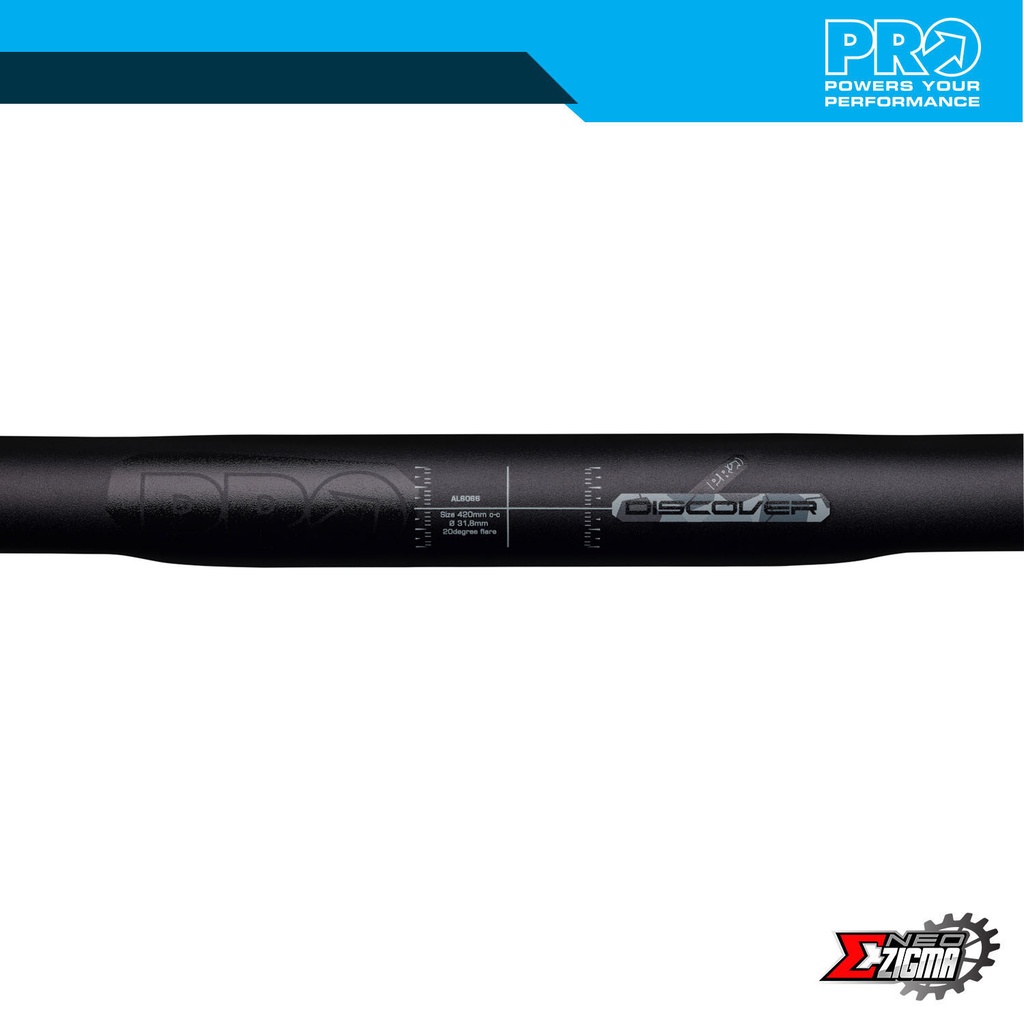 Handle Bar Gravel PRO Discover Alloy 31.8x420mm 20D Flare PRHA0454