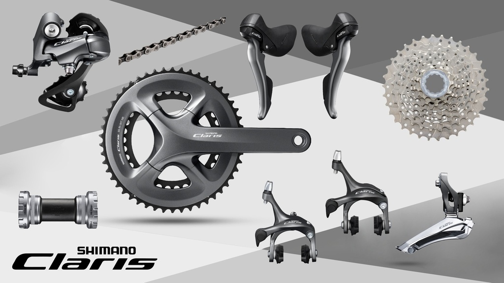 Group Set Road SHIMANO Claris R2000 2x8