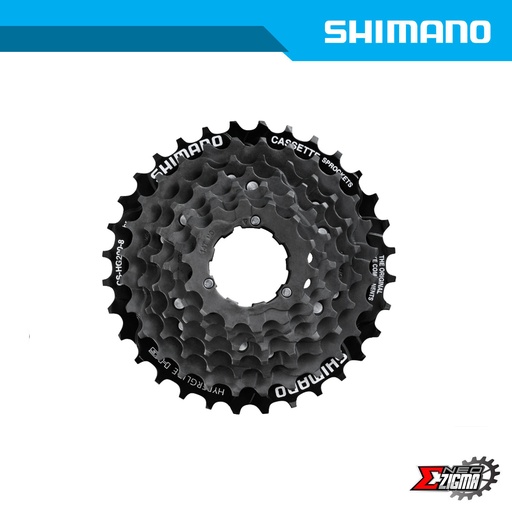 Cassette Sprocket MTB SHIMANO Tourney CS-HG200 8-Spd 12-32T Ind. Pack ECSHG2008232T