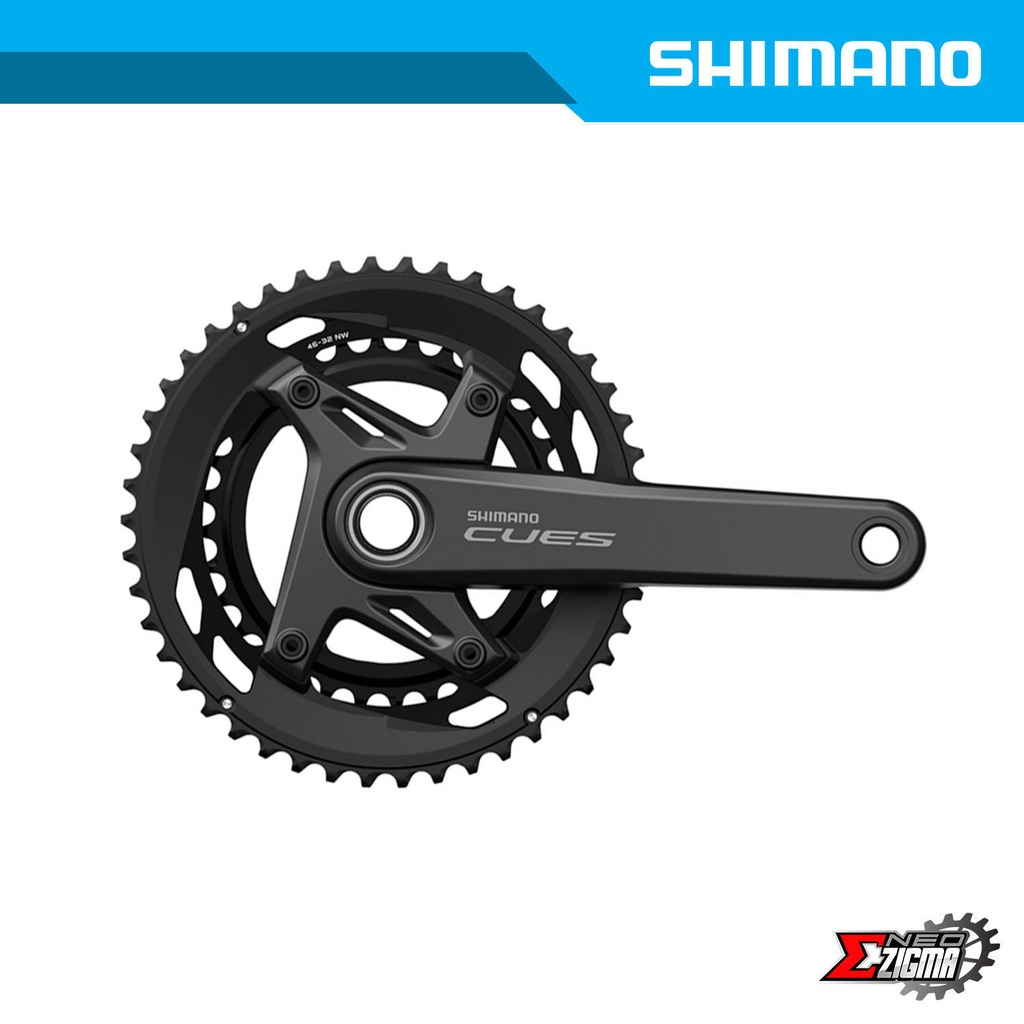 Chainwheel Road SHIMANO CUES FC-U6040-2 w/o BB Parts Ind. Pack