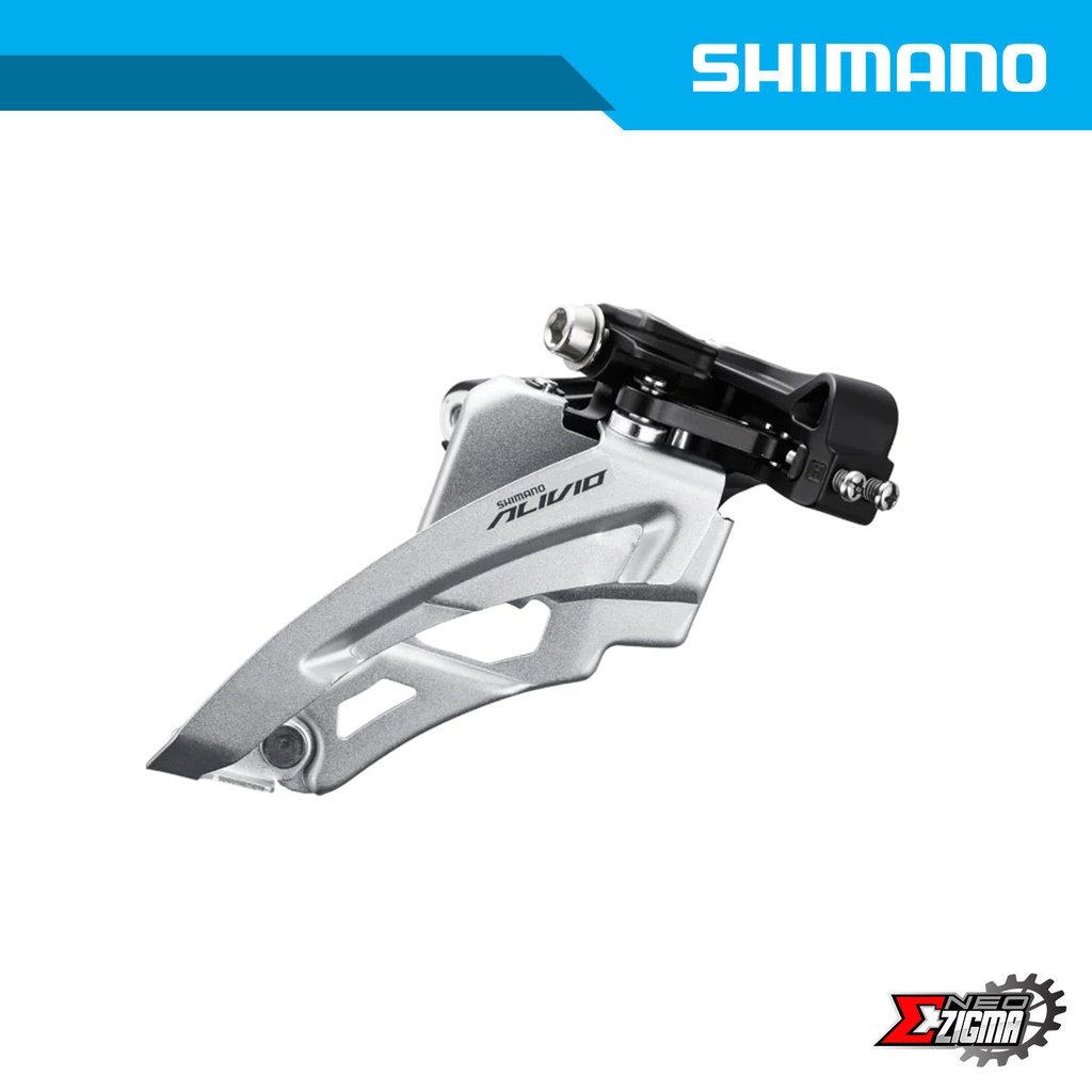 Front Derailleur MTB SHIMANO Alivio FD-M3100-M 3x9 Mid Clamp Side Swing 34.9mm Ind. Pack EFDM3100MX6