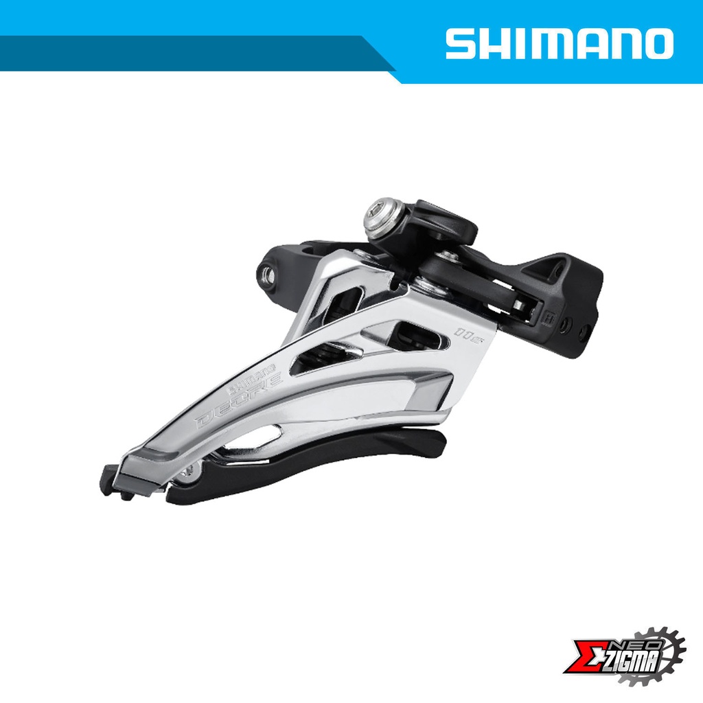 Front Derailleur MTB SHIMANO Deore FD-M5100 2x11-Spd Mid Clamp, Front-Pull Ind. Pack IFDM5100MX4