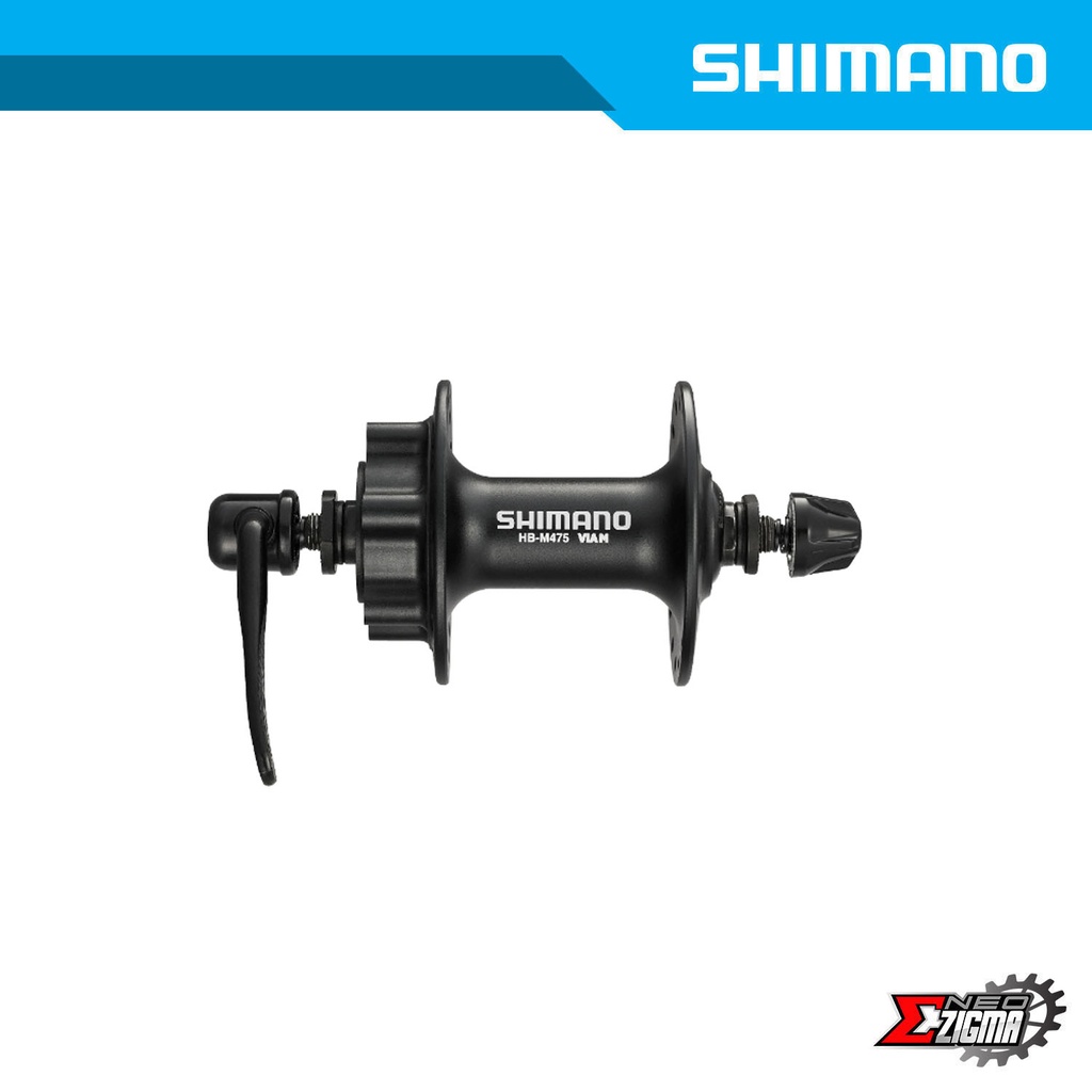 Hub MTB SHIMANO Deore HB-M475-L 32H 6-Bolt DBR Front Ind. Pack EHBM475BL5