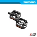 Pedal MTB SHIMANO MTB-Others PD-T421 SPD Single Sided Flat Trekking w/ Cleats Ind. Pack EPDT421