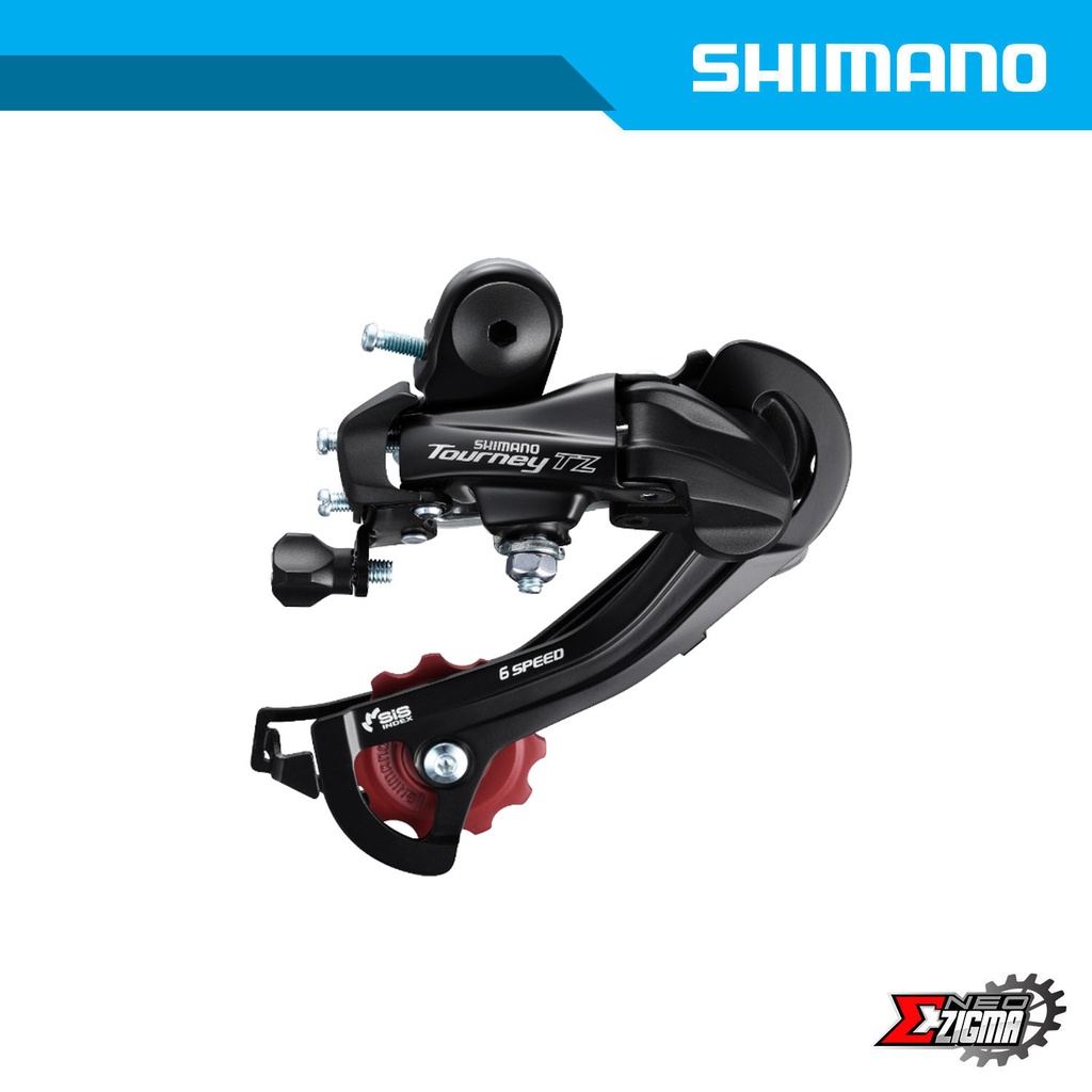 Rear Derailleur MTB SHIMANO Tourney RD-TZ500GS 7-Spd Med Cage Direct Attachment Ind. Pack ERDTZ500GSD