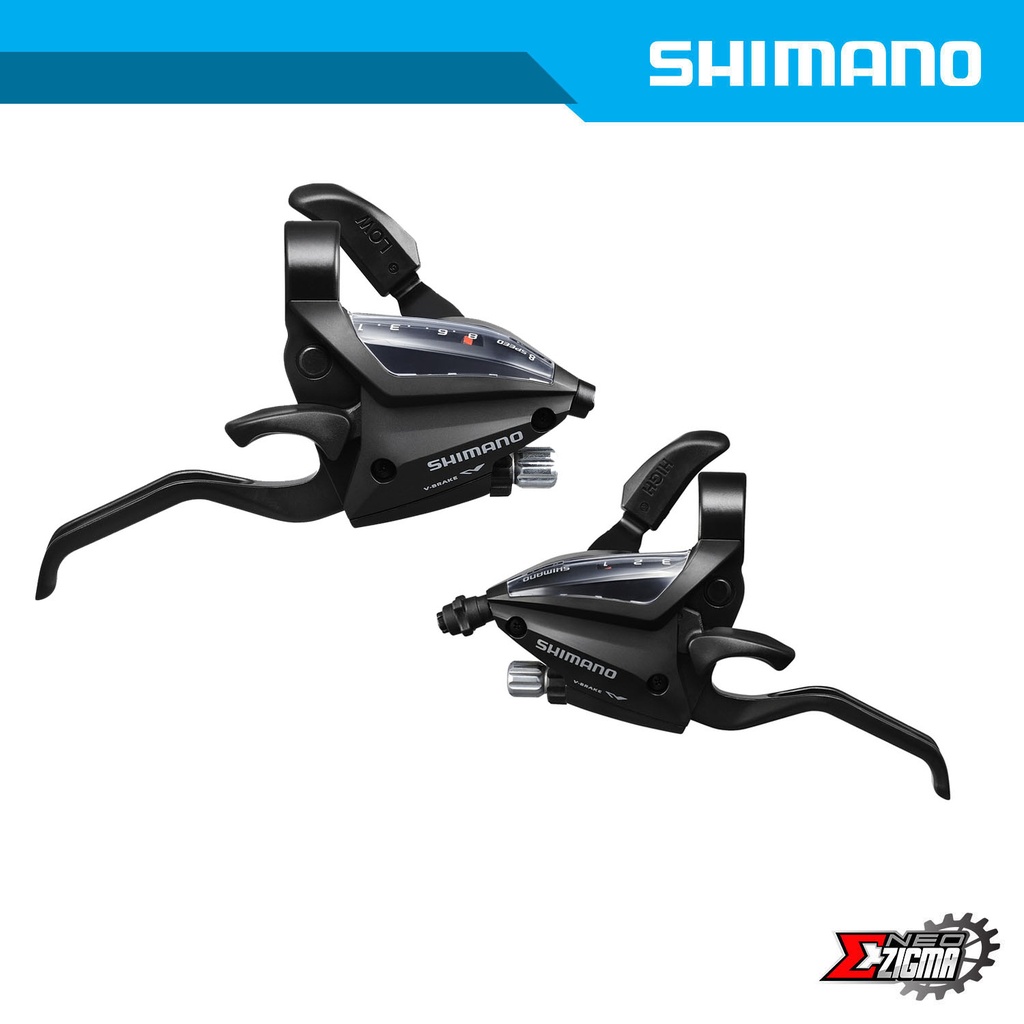 Shifter Lever MTB SHIMANO Altus ST-EF500 3x8-Spd Front/Rear Ind. Pack ESTEF5002PV8A3