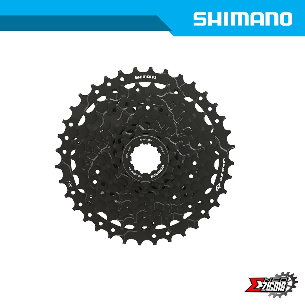 Cassette Sprocket MTB SHIMANO CUES CS-LG300-9 Linkglide Ind. Pack