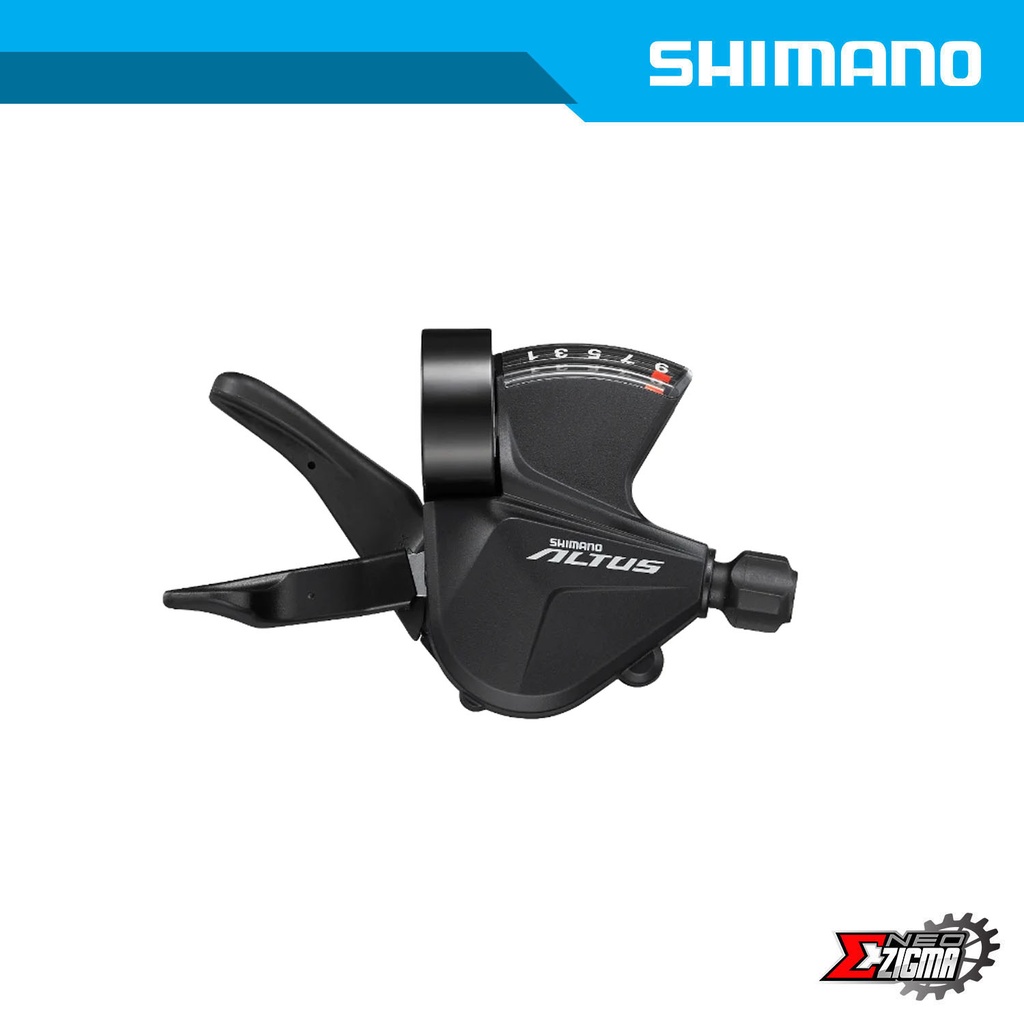 Shifter MTB SHIMANO Altus SL-M2010 9-Spd Rapid Fire Rear Ind. Pack ESLM20109RA