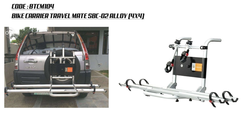 Bike Carrier TRAVEL MATE SBC-02 Alloy (4x4)