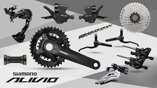 Group Set MTB SHIMANO Alivio M3100 2x9 Hydraulic