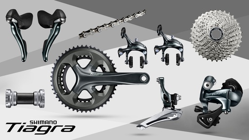 Group Set Road SHIMANO Tiagra 4700 2x10-Spd