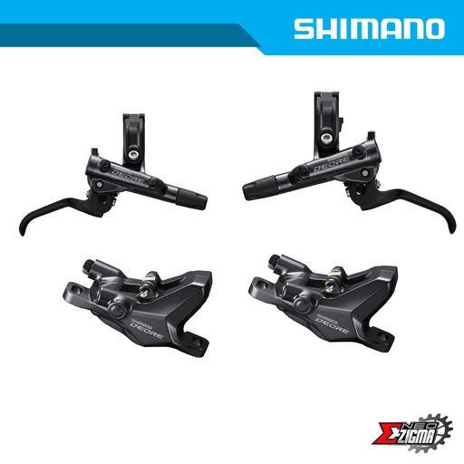 [DBSH063F/R] Disc Brake Assembly MTB SHIMANO Deore BR/BL-M6100 J-Kit Hydraulic F/R