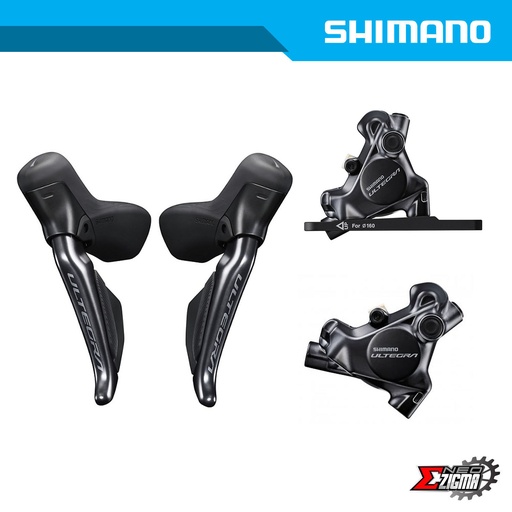 [DBSH082F/R] Disc Brake Assembly Road SHIMANO Ultegra Di2 BR/ST-R8170 12-Spd J-Kit Hydraulic F/R