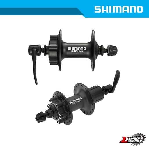 Hub MTB SHIMANO Deore M475-L 6-Bolts DBR F/R