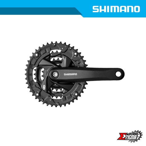 [CWSH242BK] Chainwheel MTB SHIMANO Altus FC-M371L 44x32x22x170mm 9-Spd AFCM371C422XL Black