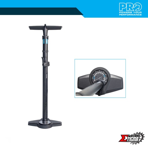 [PUMPPR103] Floor Pump PRO Touring Steel Barrel, Gauge PRPU0080